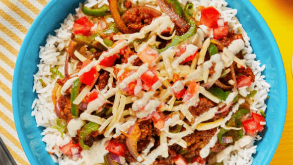 picture of finished recipe from Hello Fresh web-site