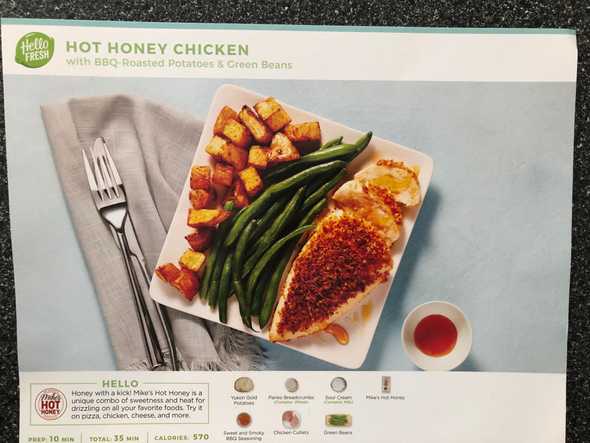 picture of finished hot honey chicken